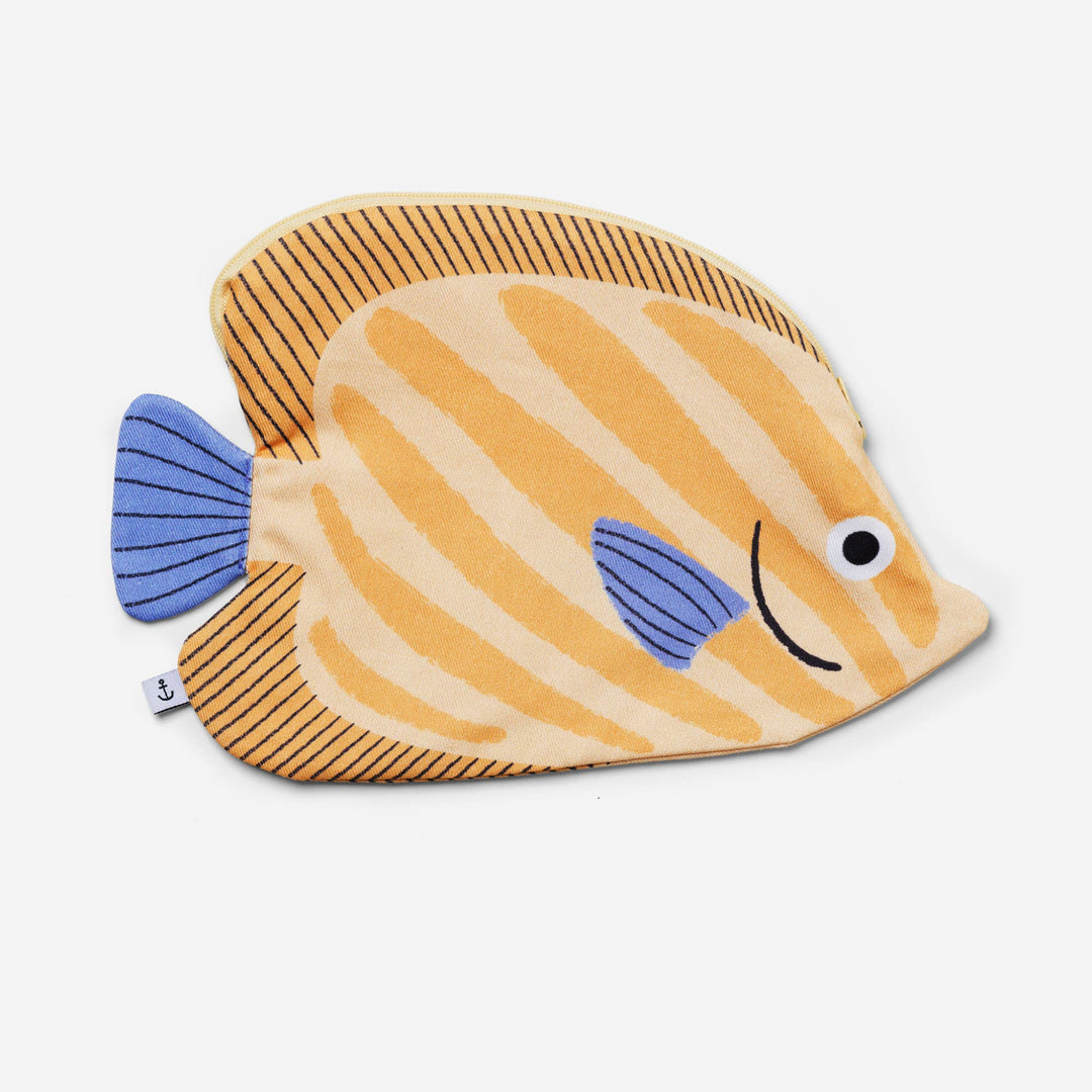 Don Fisher Kulturbeutel Fischtäschen | Falterfisch | Butterfly Fish bei Nauli and Stories