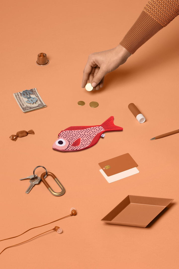 Don Fisher Schlüsseltäschchen Pink Sweeper Fisch | Schlüsseltäschchen bei Nauli and Stories