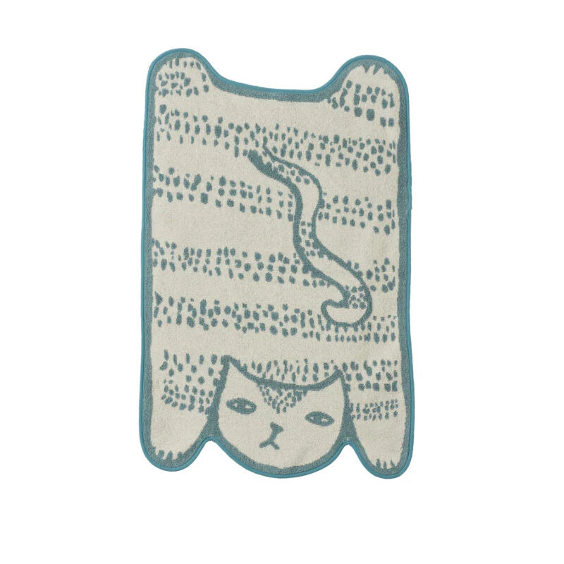 Donna Wilson Badematten Badmatte Blaue Katze bei Nauli and Stories