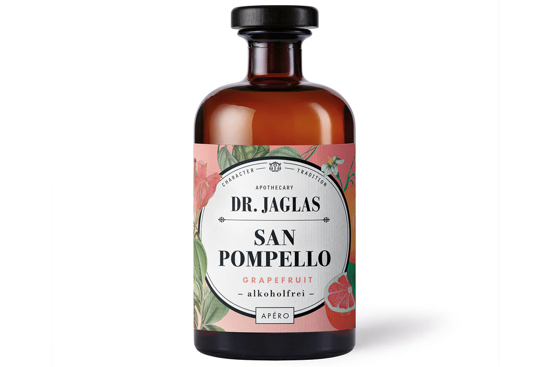 Dr. Jaglas Alkoholfreies Getränk San Pompello – alkoholfreier Aperitif | Grapefruit bei Nauli and Stories