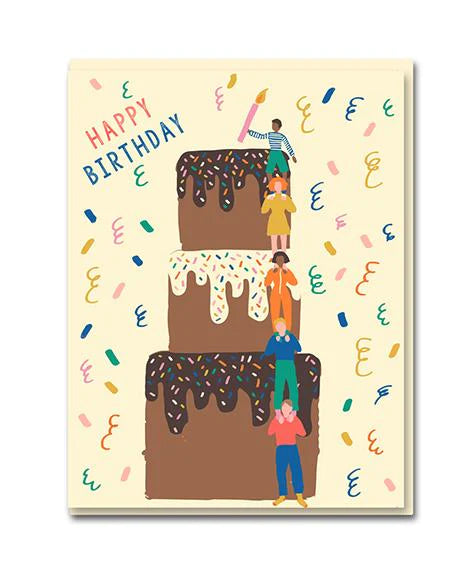 Emma Cooter Draws Geburtstag Geburtstagskarte - Cake Tower