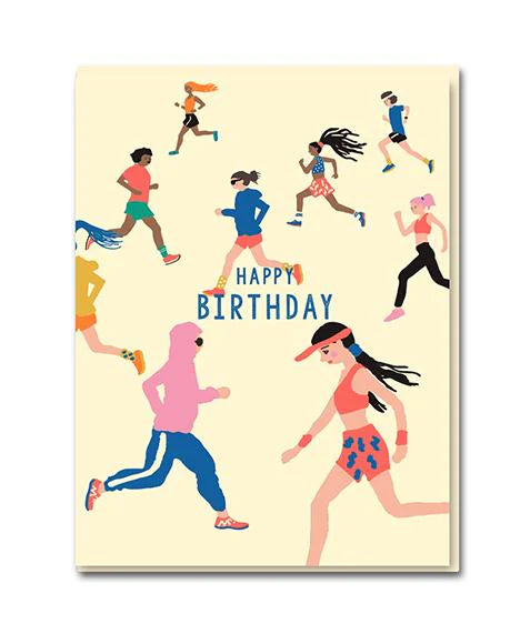 Emma Cooter Draws Geburtstag Geburtstagskarte - Park run