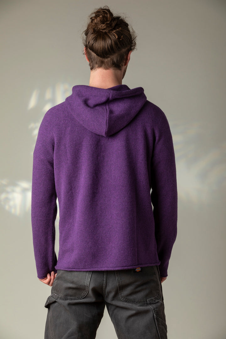 Éribe Corry Hoody Sweater Aubergine