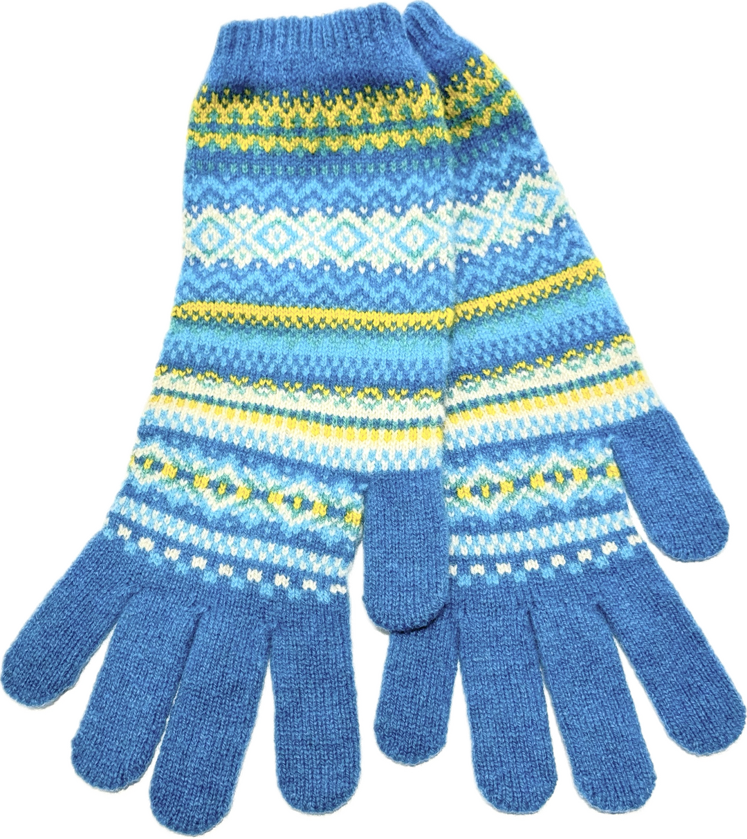 Eribé Handschuhe Handschuhe aus reiner Wolle - Alpine Turquoise