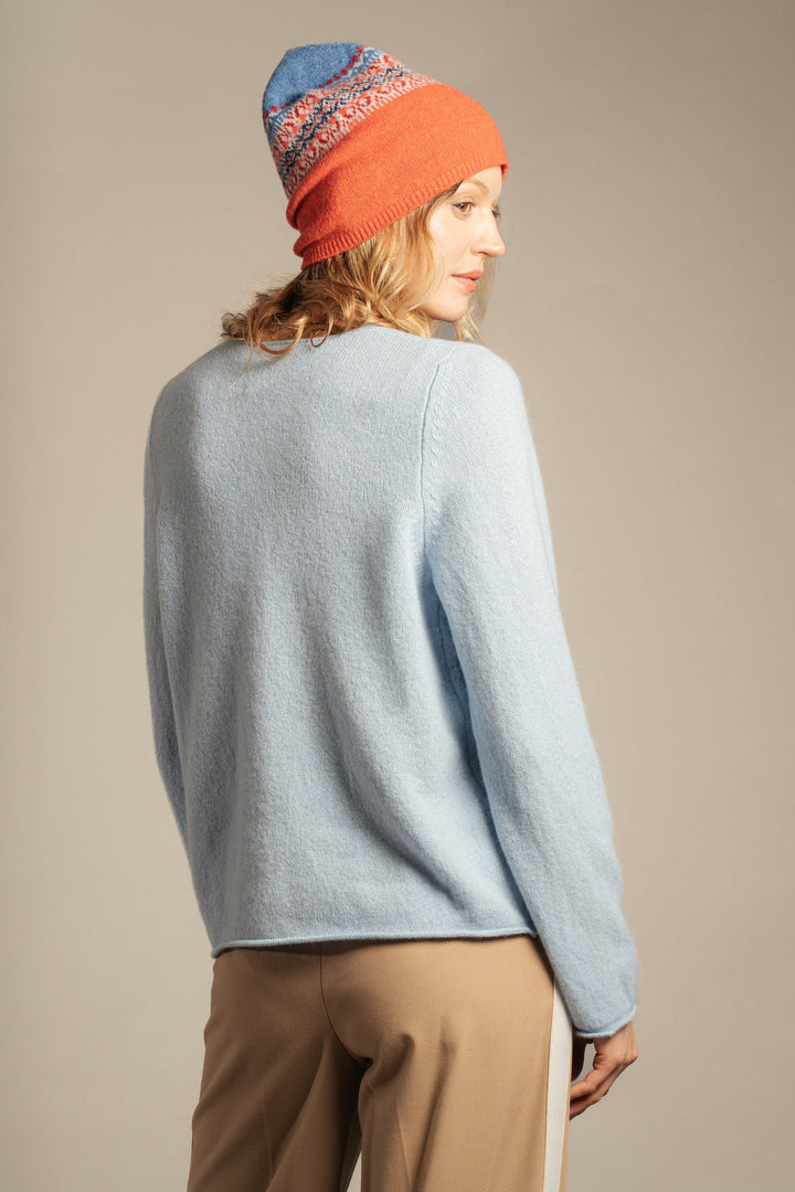 Eribé Mütze Alloa Beanie Blue-Bella bei Nauli and Stories