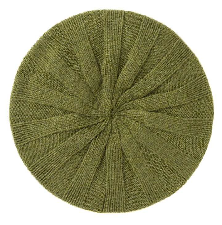 Eribé Mütze Bowden Rib Beret Greenbean bei Nauli and Stories