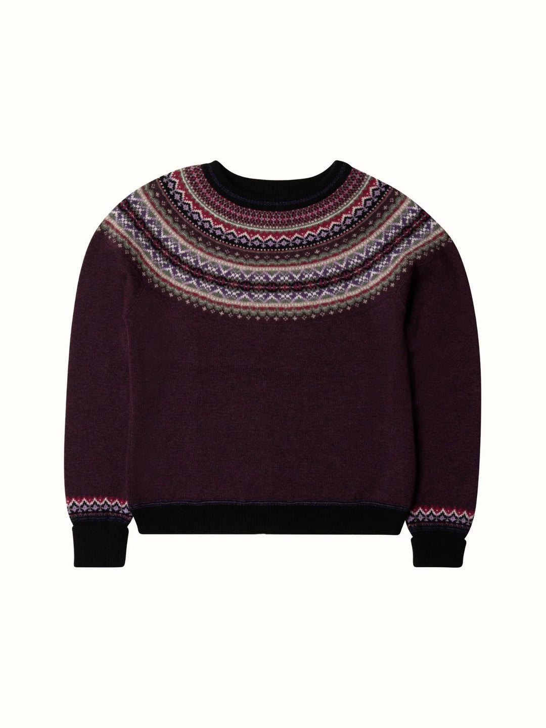 Eribé Pullover Alpine Short Sweater Tyrian bei Nauli and Stories