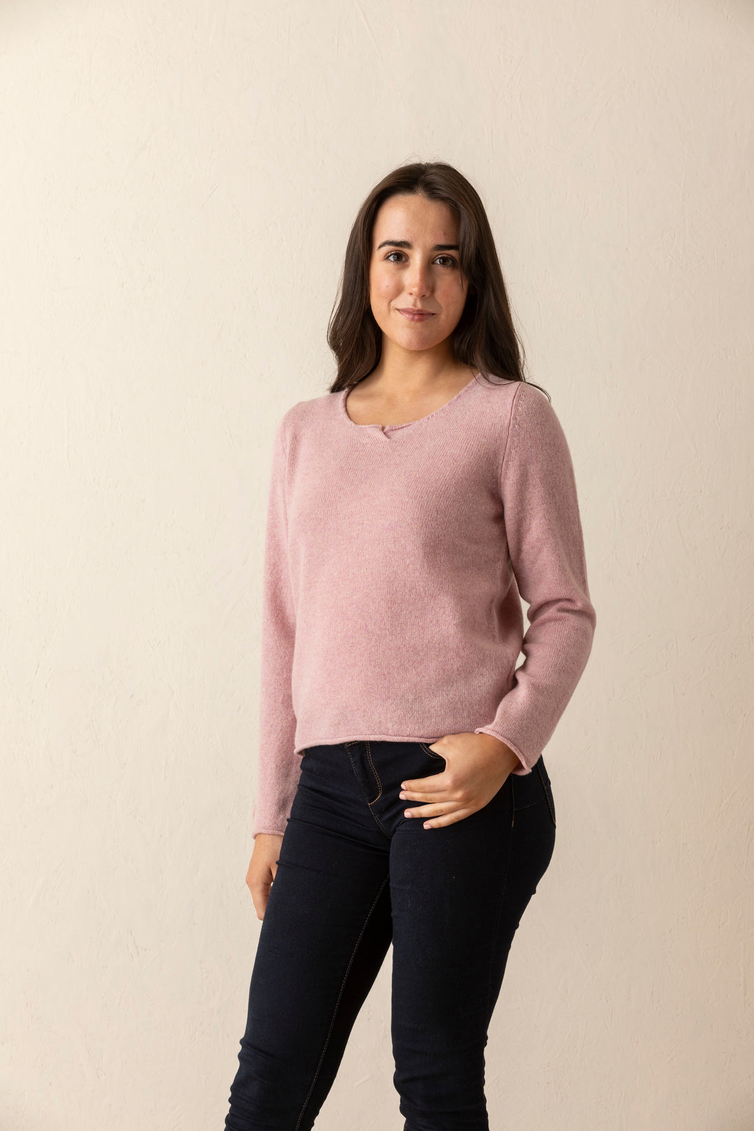 Eribé Pullover Corry Top Pink Haze bei Nauli and Stories