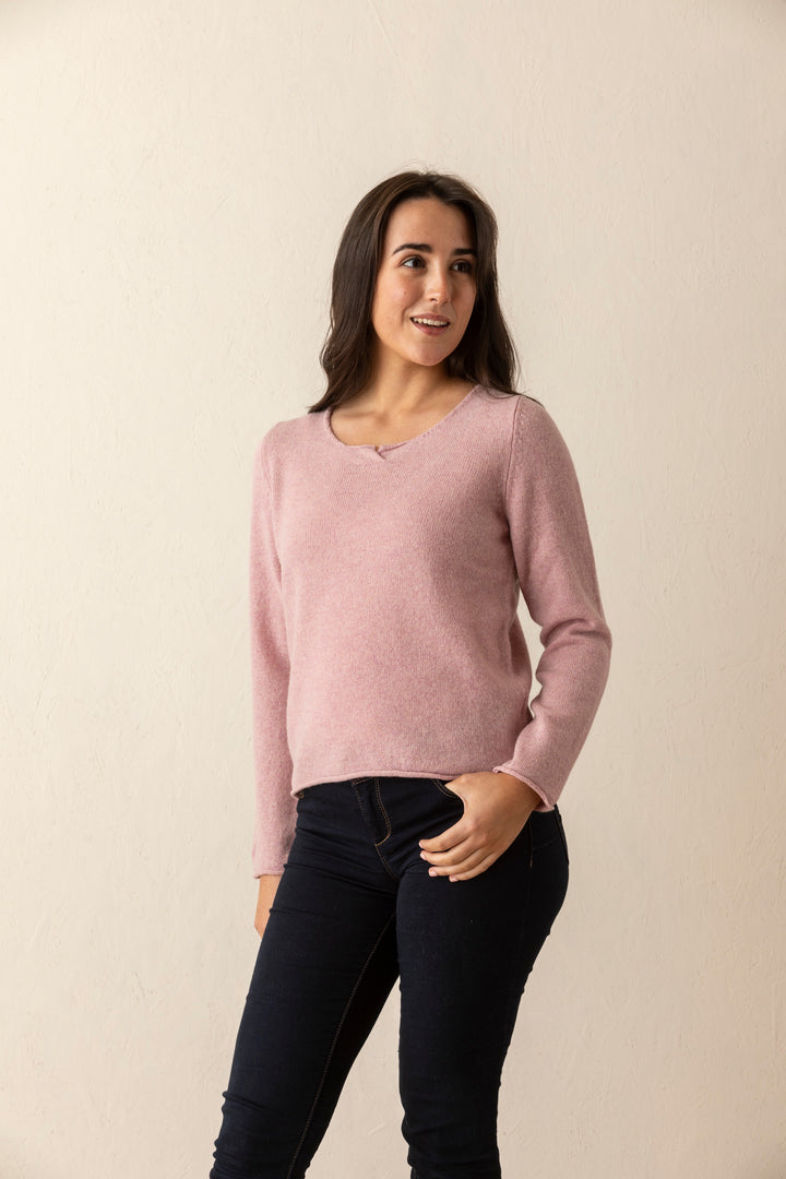 Eribé Pullover Corry Top Pink Haze bei Nauli and Stories