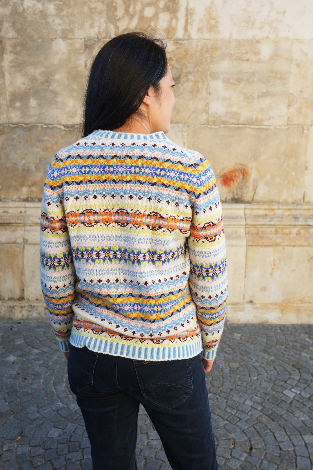 Éribe Pullover Pullover aus reiner Lammwolle - Kinross Tulip