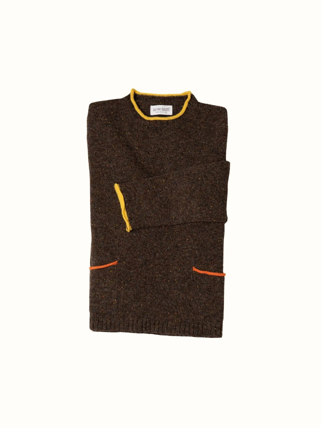 Eribé Pullover Tweed Nep Sweater Bark bei Nauli and Stories