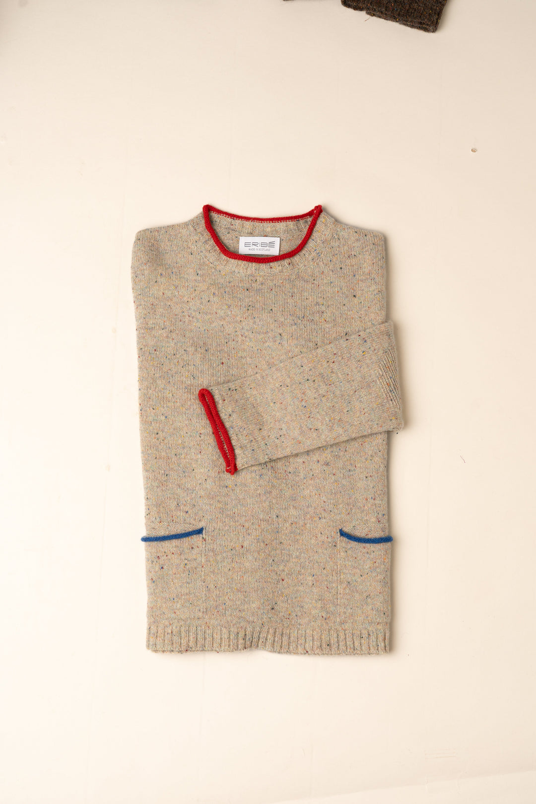 Eribé Pullover Tweed Nep Sweater Sand bei Nauli and Stories