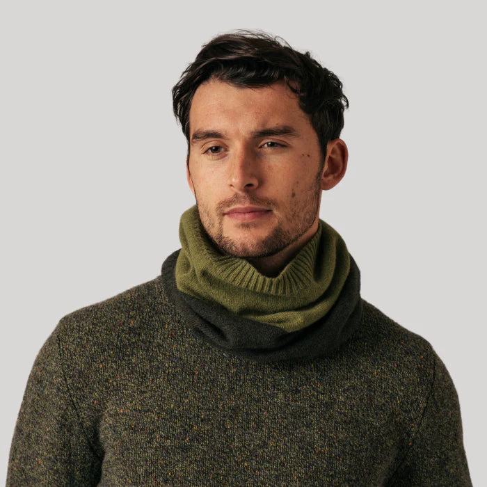Eribé Schal Bowden Colour Block Snood Greenbean bei Nauli and Stories