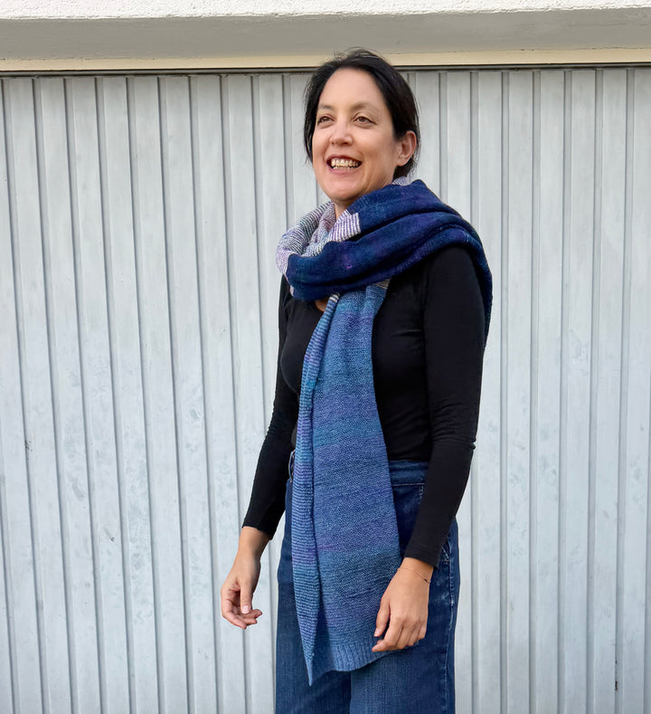 Eribé Schal Treeline Wrap | Classic | breiter Schal aus Lammwolle bei Nauli and Stories