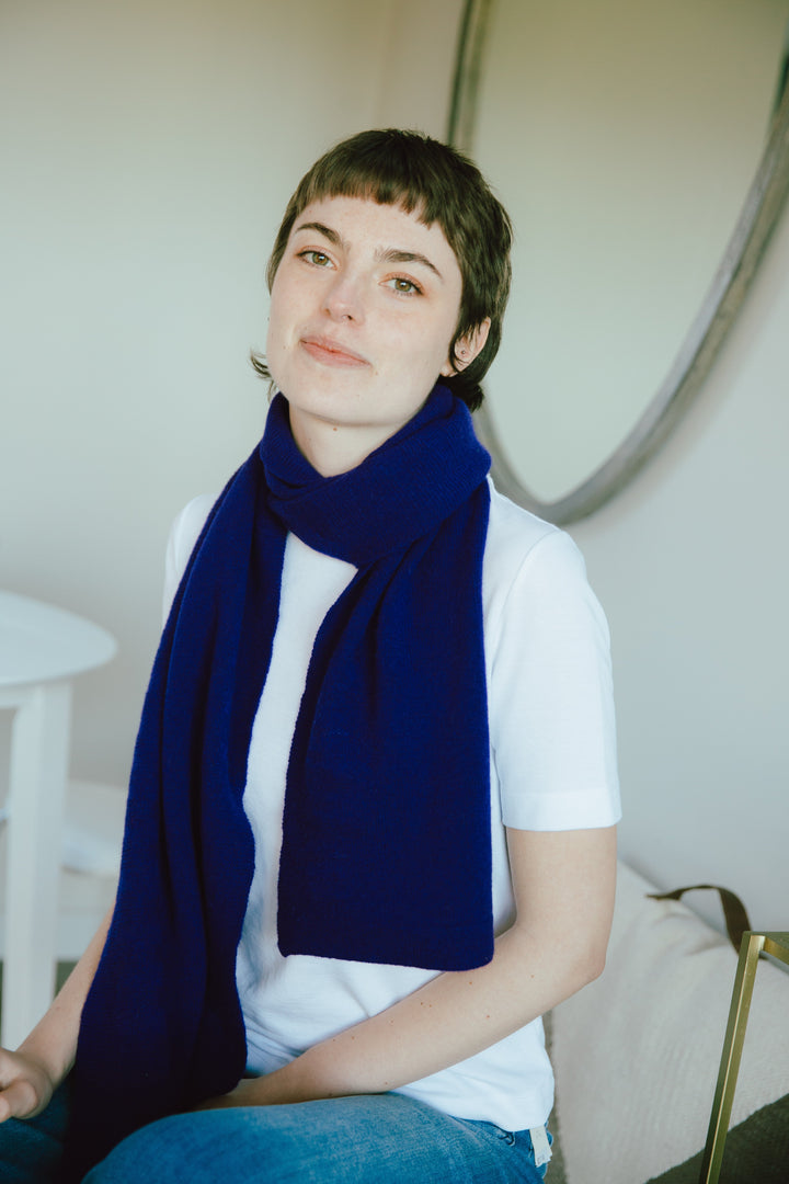 Eribé Schal Schal  aus Merinowolle | lilablau | Corry Scarf Nightfall bei Nauli and Stories