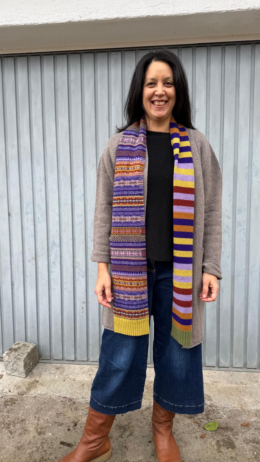 Eribé Schal Stobo Scarf Mulberry bei Nauli and Stories