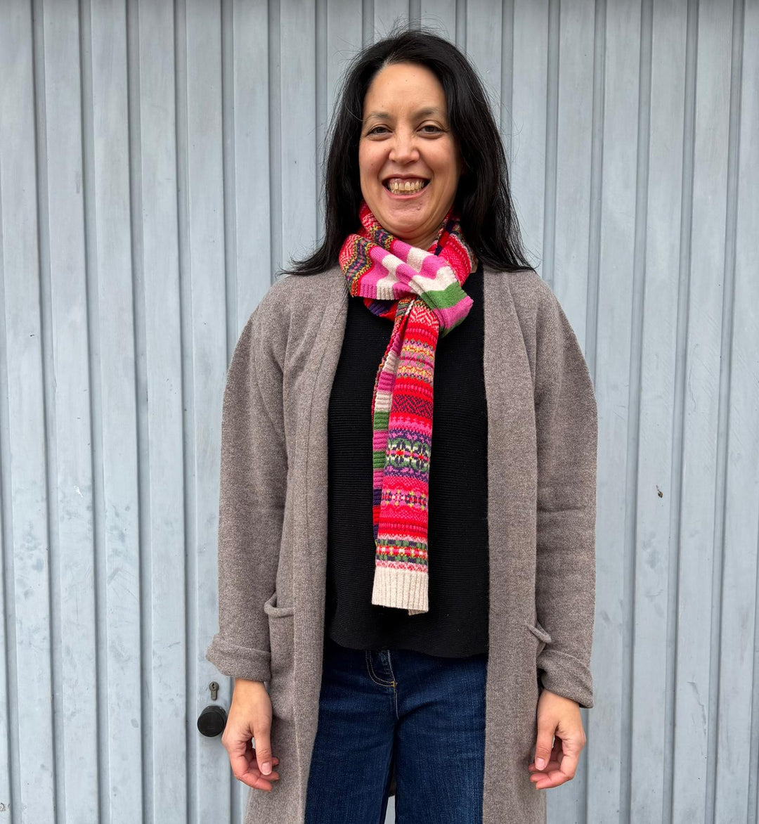 Eribé Schal Stobo Scarf Rosa bei Nauli and Stories