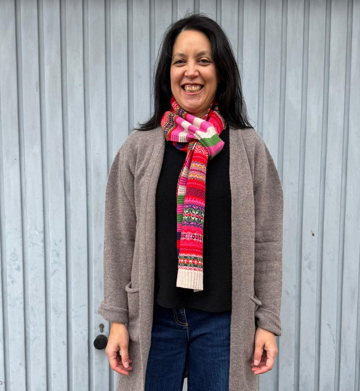 Eribé Schal Stobo Scarf Rosa bei Nauli and Stories