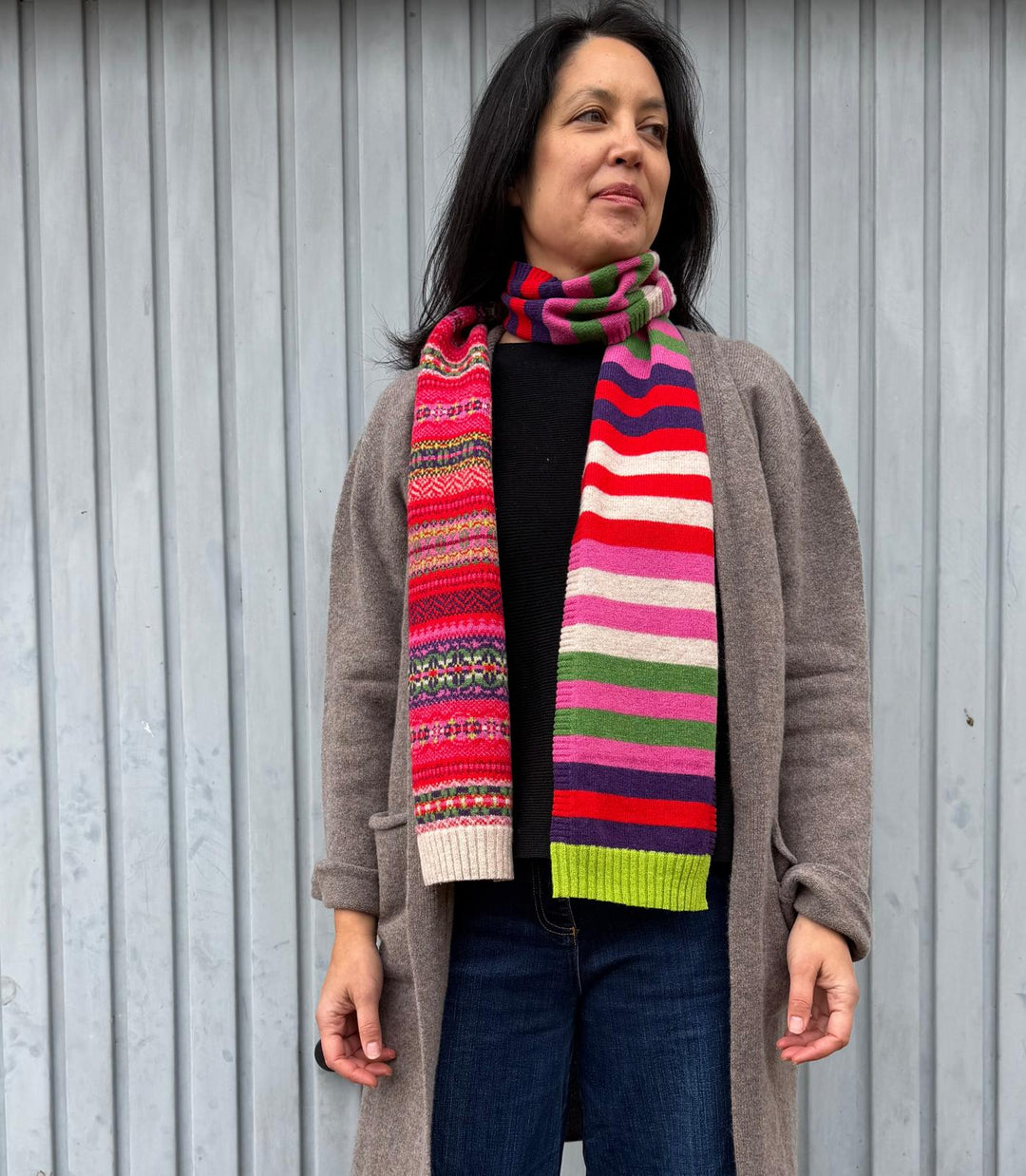 Eribé Schal Stobo Scarf Rosa bei Nauli and Stories