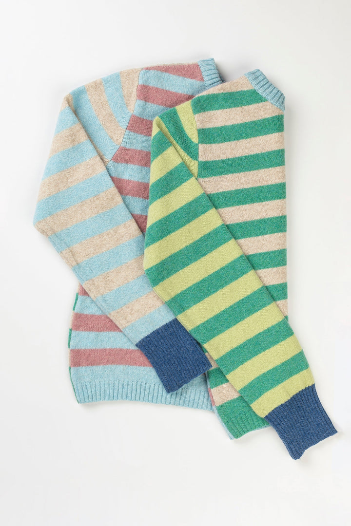 Éribe Stobo Stripe Sweater (reverseble) Calamine