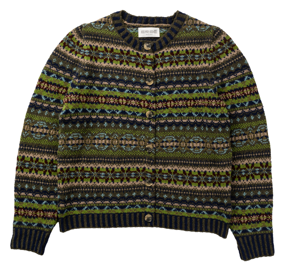 Eribé Strickjacke Kinross Cardigan Loden bei Nauli and Stories