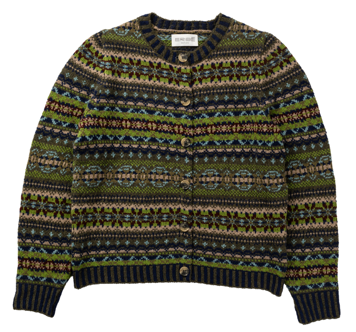 Eribé Strickjacke Kinross Cardigan Loden bei Nauli and Stories