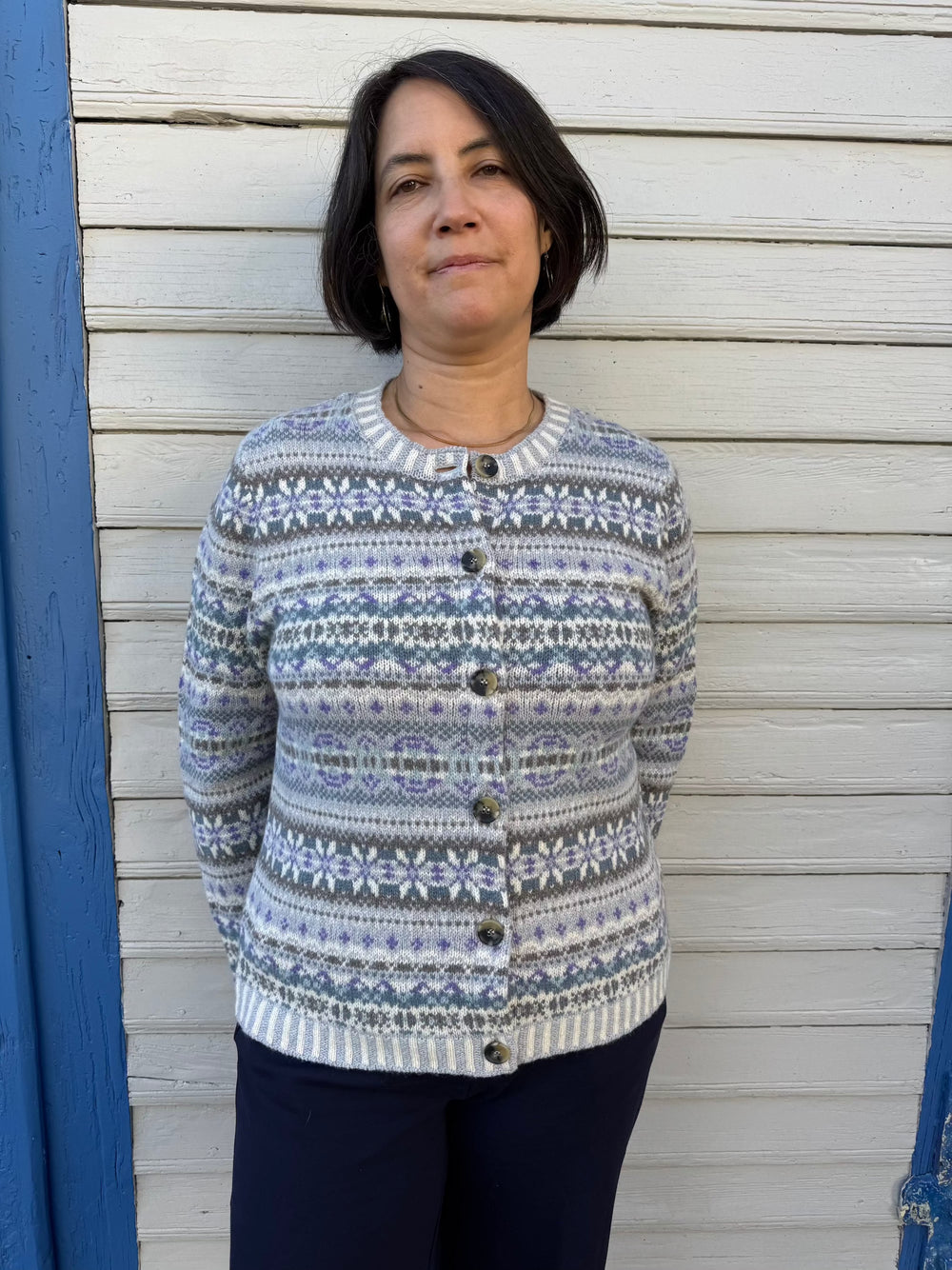 Eribé Strickjacke Strickjacke | Kinross Cardigan Chakra bei Nauli and Stories