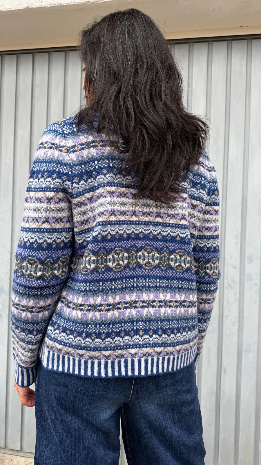 Eribé Strickjacke Strickjacke | Kinross Cardigan Sapphire bei Nauli and Stories