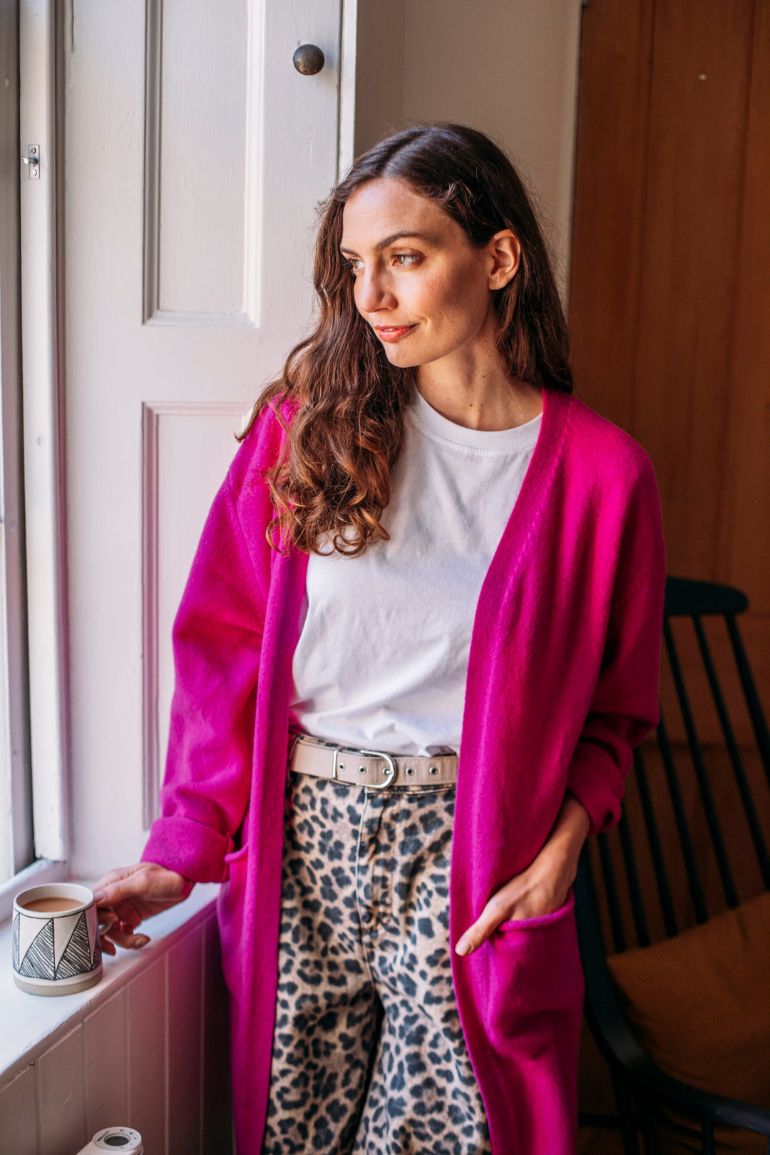 Eribé Strickmantel Strickmantel Corry Long Cardigan Honesty bei Nauli and Stories