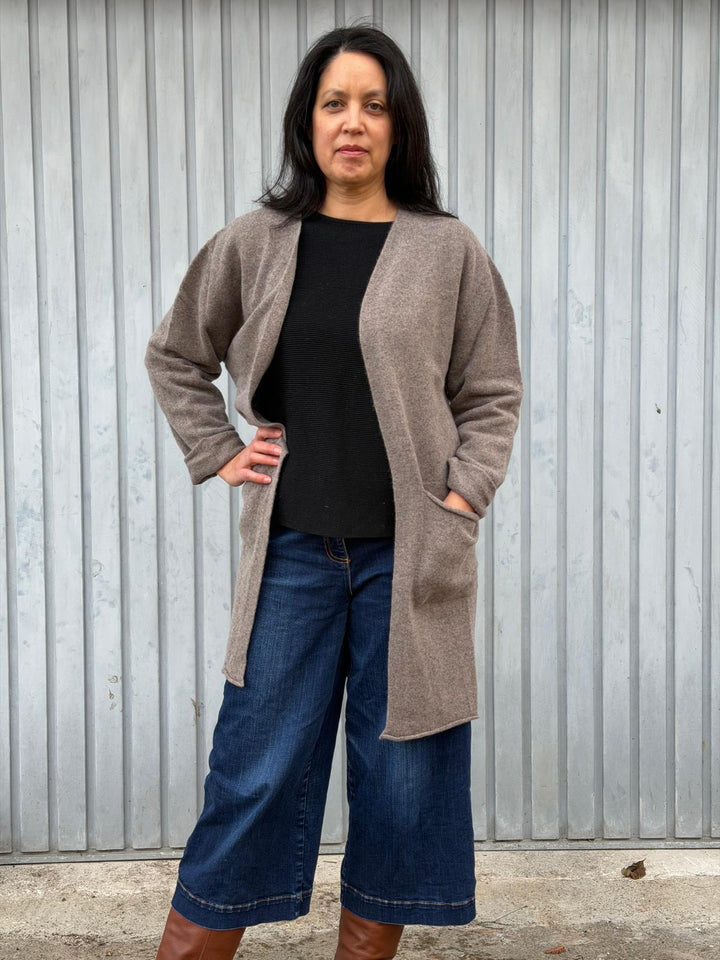 Eribé Strickmantel Strickmantel Corry Long Cardigan Vole bei Nauli and Stories