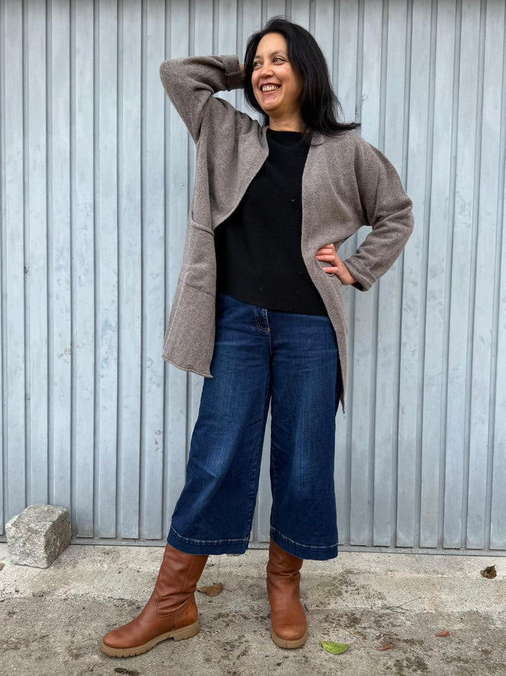 Eribé Strickmantel Strickmantel Corry Long Cardigan Vole bei Nauli and Stories