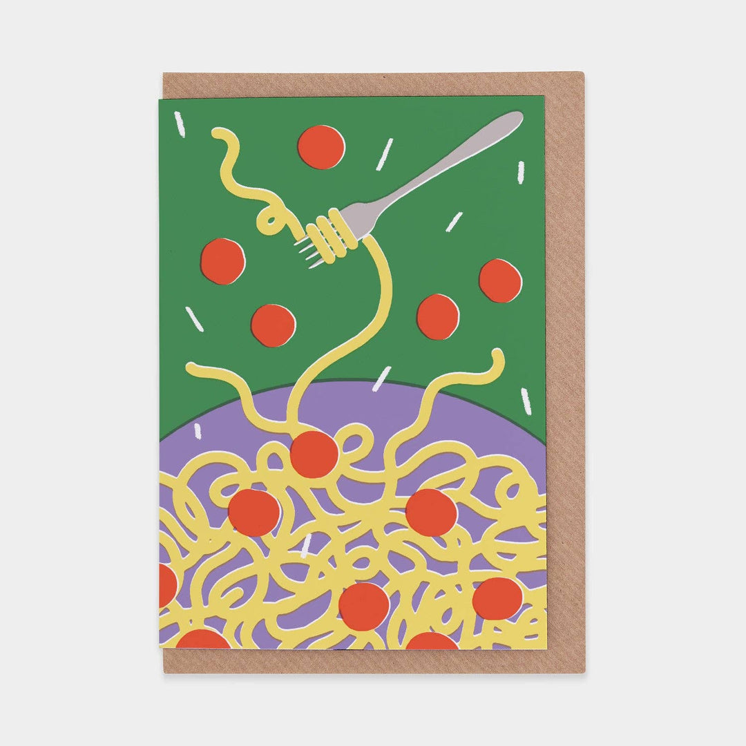 Evermade Grußkarte misc. Grußkarte Spaghetti