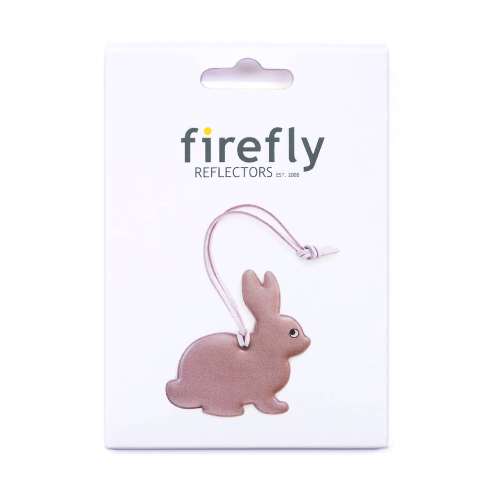 Firefly Reflectors Sicherheitsreflektor Pink Bunny Soft Shape Reflector