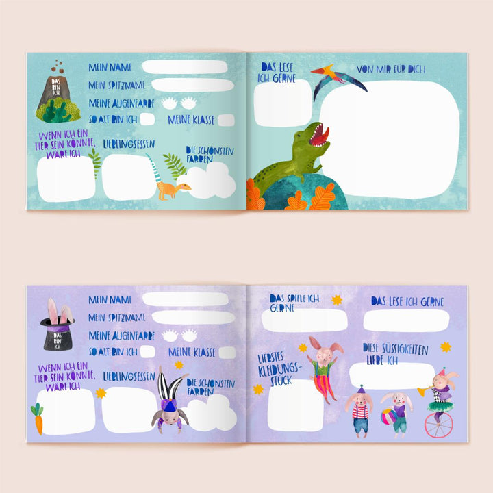 Frau Ottilie Erinnerungsbuch Freundebuch | Schule bei Nauli and Stories