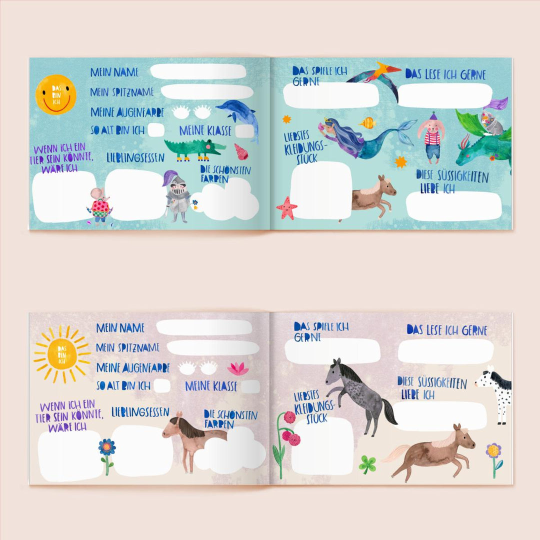 Frau Ottilie Erinnerungsbuch Freundebuch | Schule bei Nauli and Stories