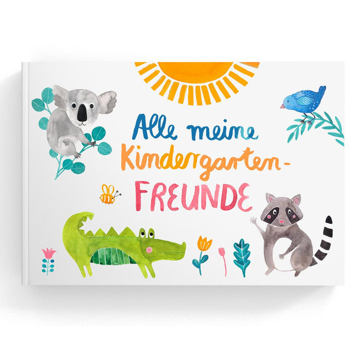 Frau Ottilie Erinnerungsbuch Kindergartenfreundebuch Tiere bei Nauli and Stories