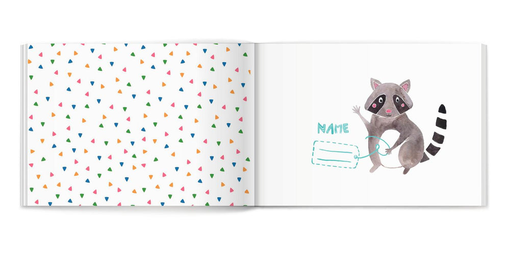 Frau Ottilie Erinnerungsbuch Kindergartenfreundebuch Tiere bei Nauli and Stories
