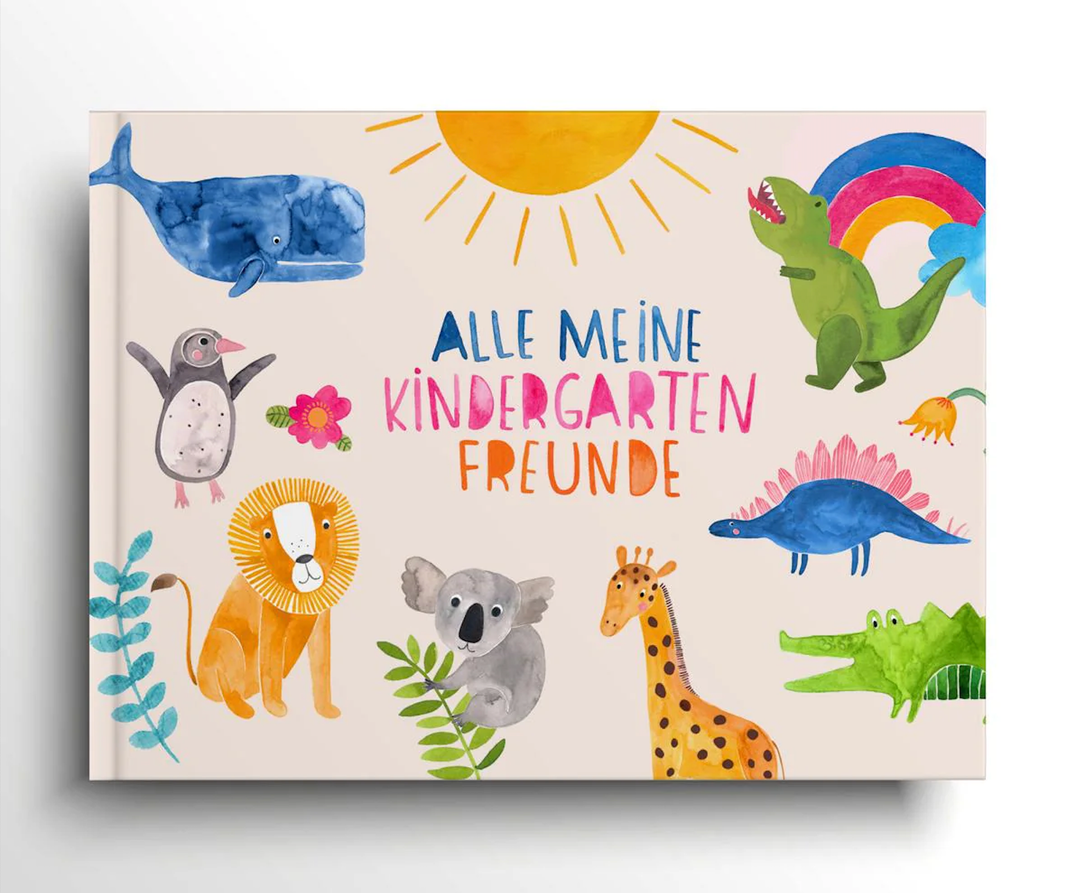 Frau Ottilie Erinnerungsbuch Kindergartenfreundebuch Tiere | Hardcover bei Nauli and Stories