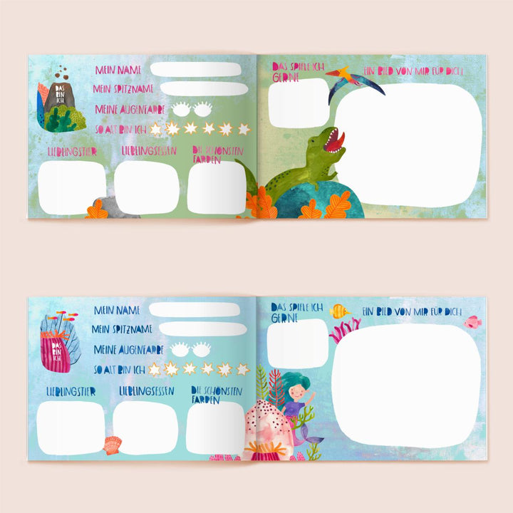Frau Ottilie Erinnerungsbuch Kindergarten Freundebuch bei Nauli and Stories