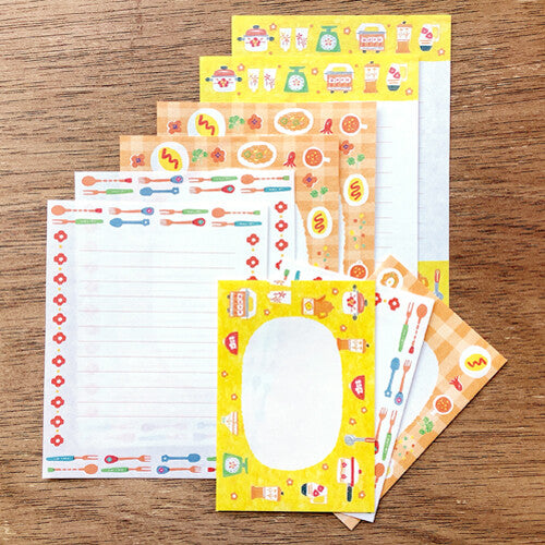 Furukawa Shiko Briefpapier Furukawa Shiko Letter Set – Retro Diary Kitchen bei Nauli and Stories
