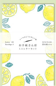 Furukawa Shiko Briefpapier kleines Briefpapier - Zitronen bei Nauli and Stories
