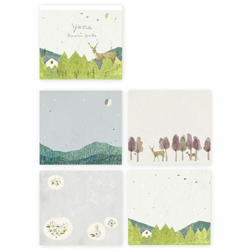 Furukawa Shiko Briefpapier Notizblock - Reh im Wald bei Nauli and Stories