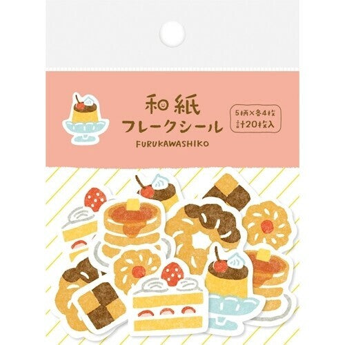 Furukawa Shiko Sticker Washi Flakes Kuchen bei Nauli and Stories