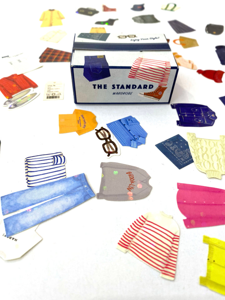 Greeting Life Inc. Sticker Enjoy Your Style! Wardrobe | Flake Sticker in Versandschachtel bei Nauli and Stories