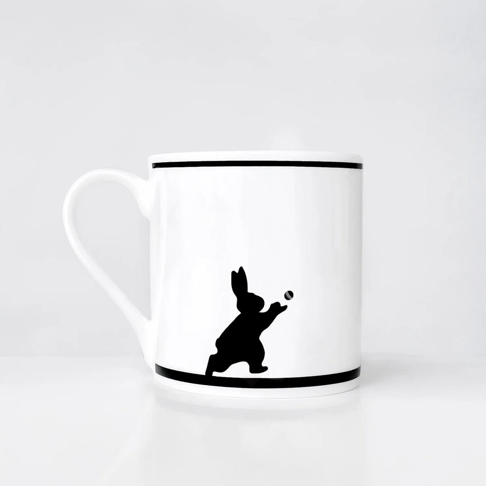 HAM by Jo Ham Tassen & Becher Hasentasse Cricket spielender Hase - Cricket Rabbit Mug