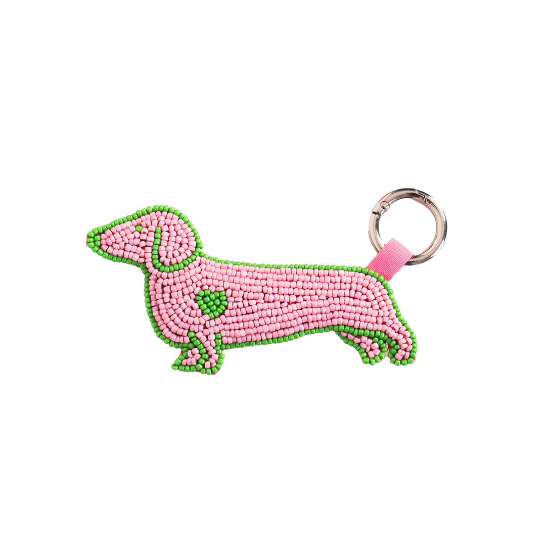 Helio Ferretti Schlüsselanhänger Schlüsselanhänger Dackel rosa | Helio Ferretti bei Nauli and Stories