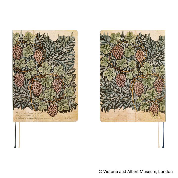 Hobonichi Kalender HON A5 The V&amp;A Series: Vine - 2027 bei Nauli and Stories