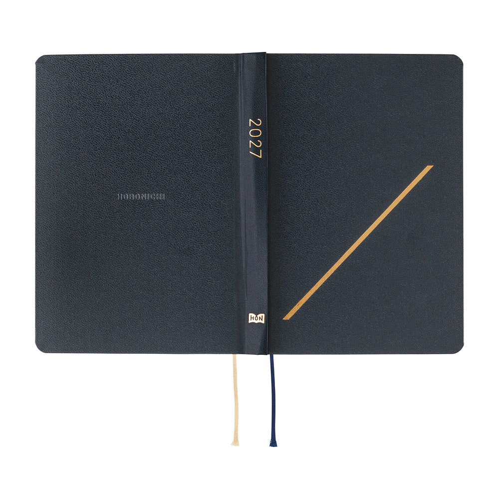 Hobonichi Kalender HON A6 Slash (Navy) - 2027 bei Nauli and Stories
