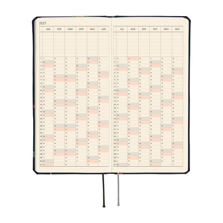 Hobonichi Kalender Weeks Bow &amp; Tie: Candy Dream - 2027 bei Nauli and Stories