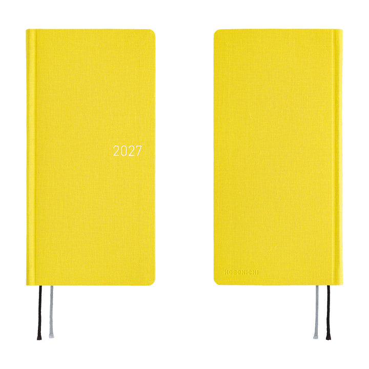 Hobonichi Kalender Weeks Colors: Canaria Yellow - 2027 bei Nauli and Stories